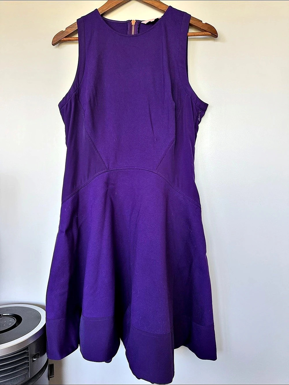 Ted Baker Sleeveless Mini Dress in Purple Size 4